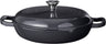Cookinglife Braadpan med deksel - Heritage Cast - Gietijzer - Grå - ø 30 cm / 2.6 Liter - emaljeret non-stick belægning