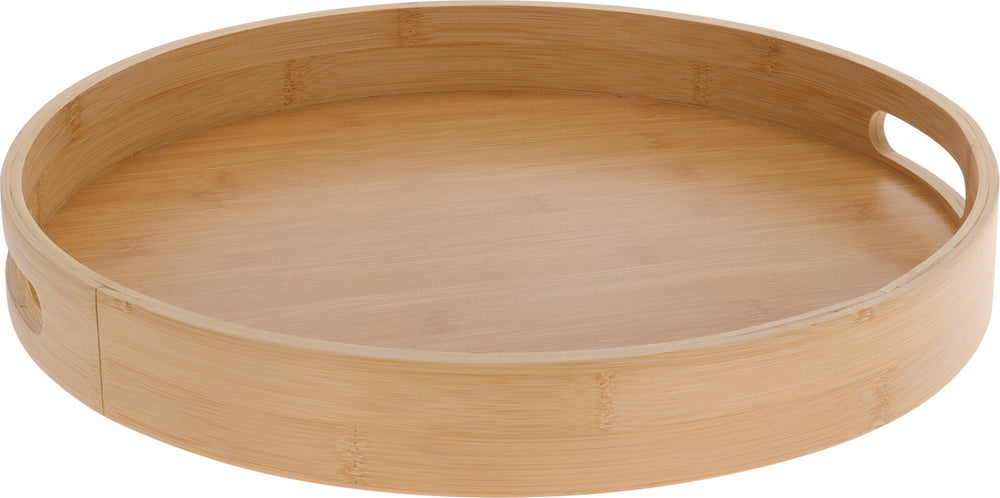 Cookinglife Dienblad Bamboe Rond ø 40 cm - Serveren af Retter og Drikkevarer