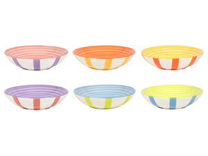 Cookinglife Dybe Tallerkener / Pastatallerkener Summer Vibes ø 21 cm - 6 stk.