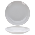 Cookinglife Dinerbord Porselein Ø 27 cm - 4 Stuks - Strak Modern Bord Hvid