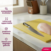 Cookinglife Skærebræt HACCP Gul 40 x 30 cm - til fjerkræ