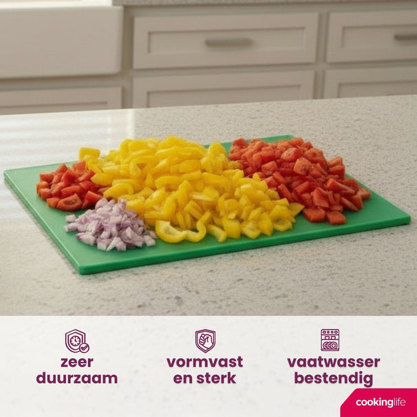 Cookinglife Skærebrætssæt HACCP 5-delt - 45 x 30 cm