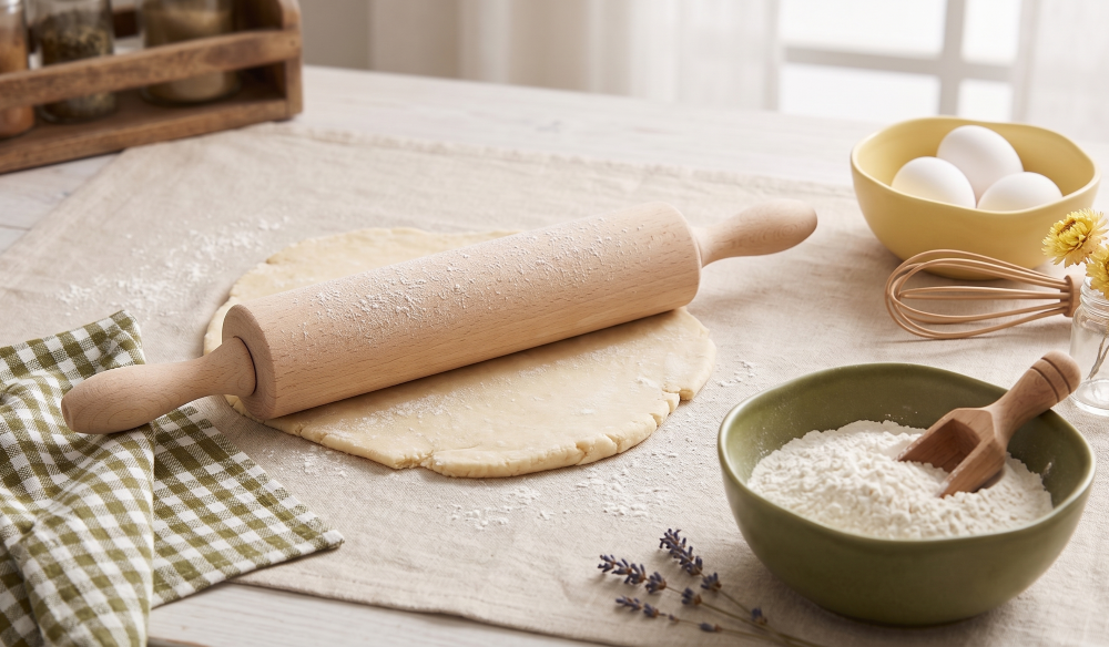 Cookinglife Deigroller Bøg 43,5 cm - med kuglelejer