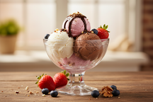 Cookinglife IJscoupes Glas 200 ml - 3 stuks - Ideaal til is og desserter