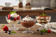Cookinglife IJscoupes Glas 200 ml - 3 stuks - Ideaal til is og desserter