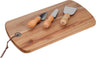 Cookinglife Kaasmessenset 4-delig - RVS - Kaasplank - Snijden og Servering af Oste