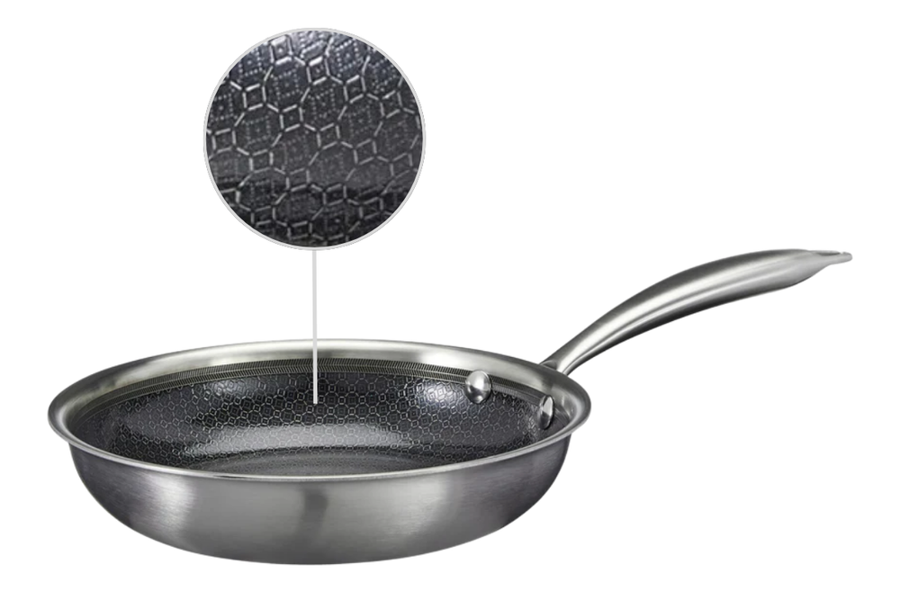 Cookinglife Stegepande HexaCook - Hybridpande ø 20 cm - NON STICK - egnet til alle varmekilder - keramisk non-stick belægning