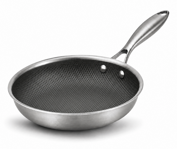 Cookinglife Stegepande HexaCook - Hybrid Pande ø 24 cm - NON STICK - egnet til alle varmekilder - keramisk non-stick belægning