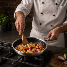 Cookinglife Stegepande Sæt HexaCook Non-stick 20/24/28cm - 3-delt
