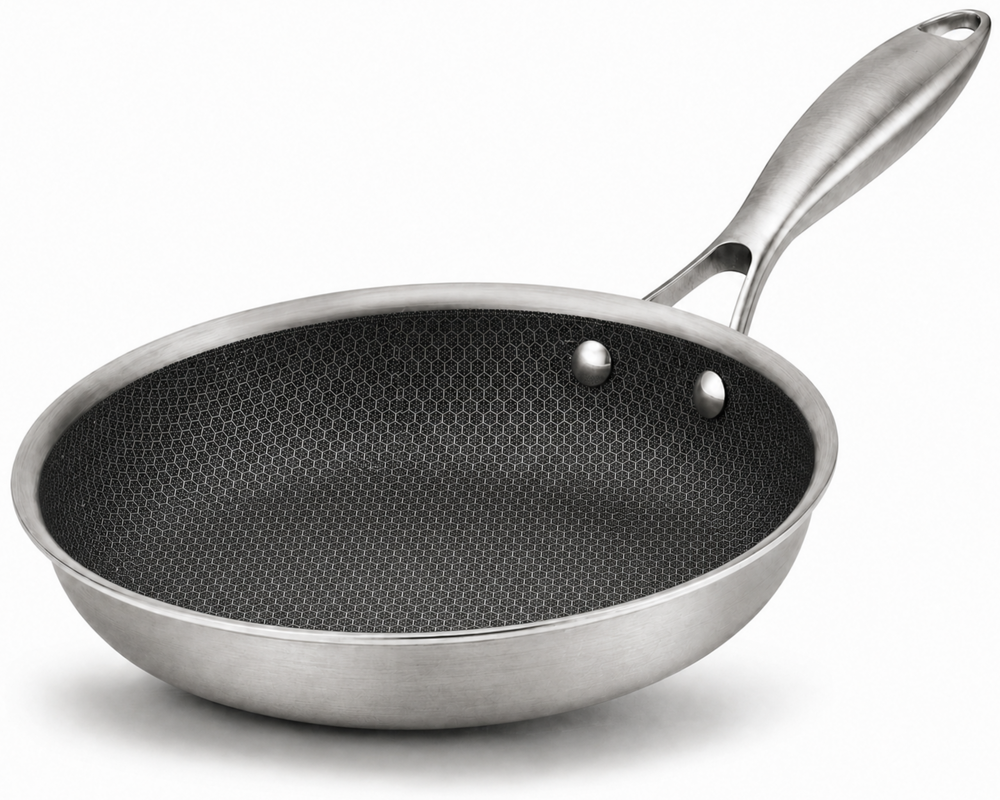Cookinglife Stegepande HexaCook - Hybrid Pande ø 28 cm - NON STICK - egnet til alle varmekilder - keramisk non-stick belægning