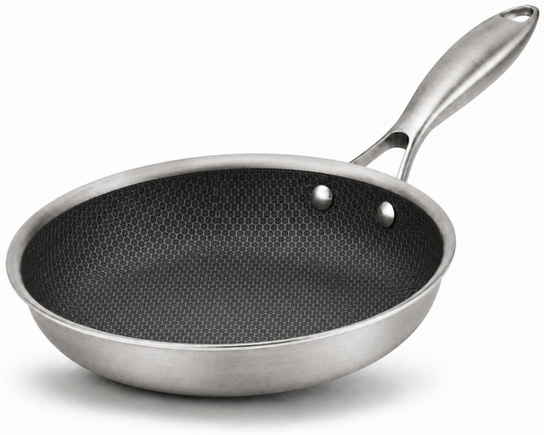 Cookinglife Stegepande HexaCook - Hybrid Pande ø 28 cm - NON STICK - egnet til alle varmekilder - keramisk non-stick belægning