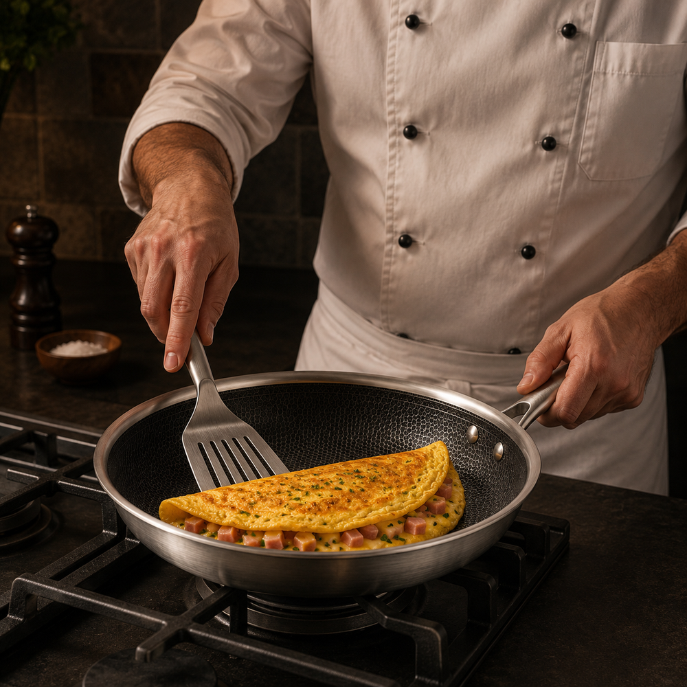 Cookinglife Stegepande Sæt HexaCook Non-stick 20/24/28cm - 3-delt