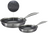 Cookinglife Koekenpannenset HexaCook - Hybride Pan 2-Delig ø 24 & 28 cm - NON STICK - egnet til alle varmekilder - keramisk non-stick belægning