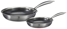 Cookinglife Koekenpannenset HexaCook - Hybride Pan 2-Delig ø 24 & 28 cm - NON STICK - egnet til alle varmekilder - keramisk non-stick belægning