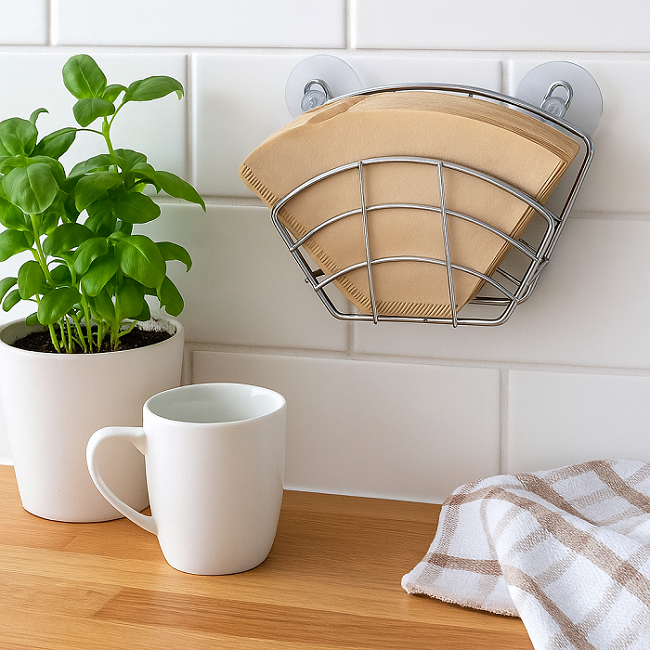 Cookinglife Koffiefilterholder Barista med Sugekop