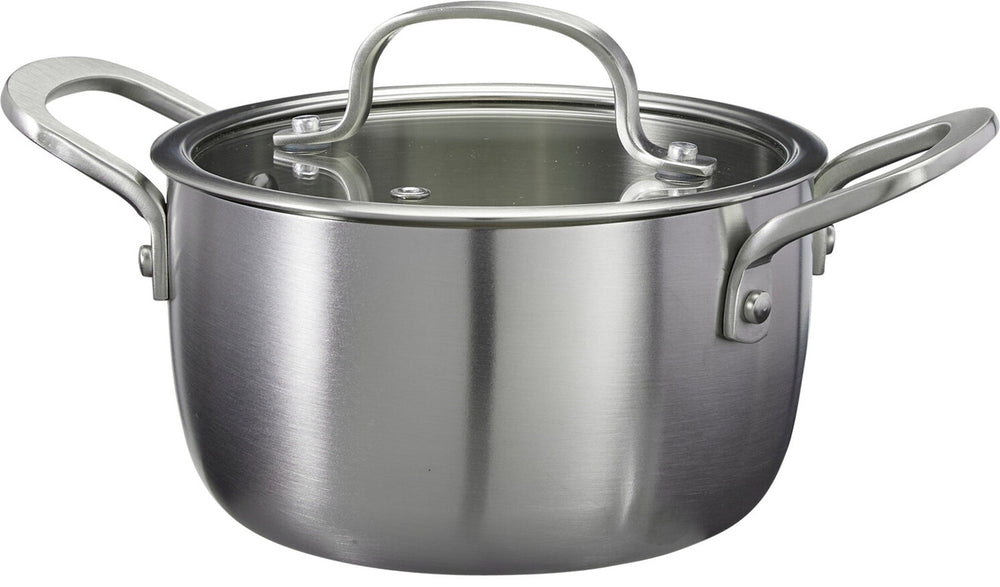 Cookinglife Pannenset Signature Steel 4-Delig RVS - Kookpan ø 16, 20 en 24 cm en Steelpan ø 17.5 cm - egnet til alle varmekilder
