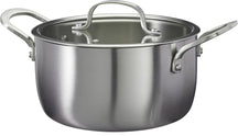 Cookinglife Pannenset Signature Steel 4-Delig RVS - Kookpan ø 16, 20 en 24 cm en Steelpan ø 17.5 cm - egnet til alle varmekilder