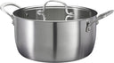 Cookinglife Kookpan med Glazen Deksel Signature Steel - RVS - ø 24 cm / 4 Liter - egnet til alle varmekilder