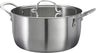 Cookinglife Kookpan med Glazen Deksel Signature Steel - RVS - ø 24 cm / 4 Liter - egnet til alle varmekilder