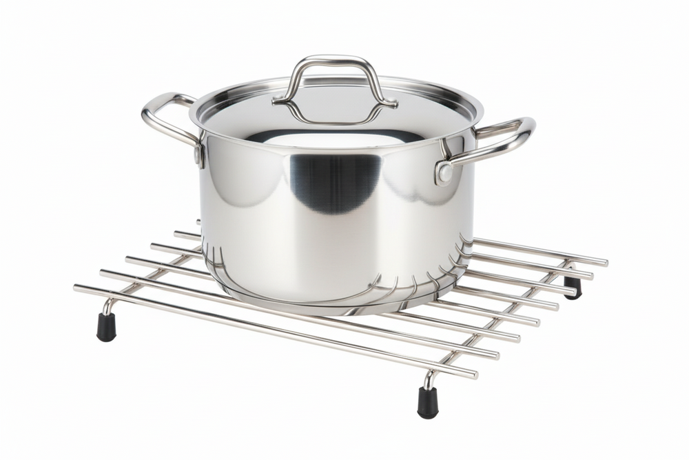 Cookinglife Pannenunderlag RVS 24 x 19 cm - Underlag til varme pander