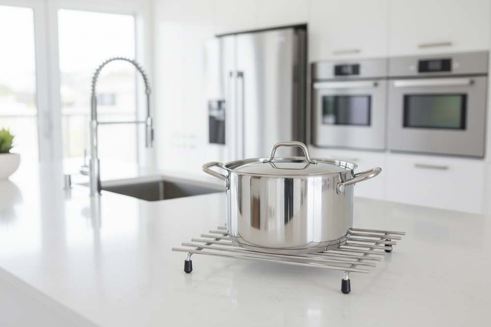 Cookinglife Pannenunderlag RVS 24 x 19 cm - Underlag til varme pander