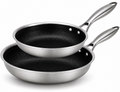 Cookinglife Koekenpannenset HexaCook - Hybride Pan 2-Delig ø 24 & 28 cm - NON STICK - egnet til alle varmekilder - keramisk non-stick belægning