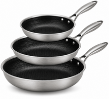 Cookinglife Stegepande Sæt HexaCook Non-stick 20/24/28cm - 3-delt