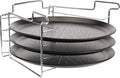 Cookinglife Pizza Bakplate Ø 32 cm Metal - Non Stick Sæt 4-delt