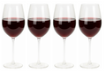 Cookinglife Røde Vinglas Solare 540 ml - 4 Stykker
