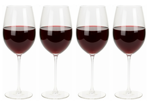 Cookinglife Røde Vinglas Solare 540 ml - 4 Stykker
