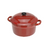 Cookinglife Serveerpannetje med deksel Rød - Porselein - ø 10 cm / 300 ml