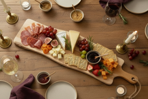Cookinglife Serveringsbræt / Tapasbræt - Teak - 69 x 20 cm - Træbræt til Snacks og Retter