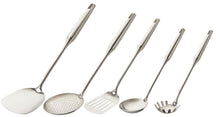 Cookinglife Spatelset ProLine RVS - Køkkenredskabssæt - 5-delt - Stegeske, spatel, spaghettiske, suppeske &amp; skumspatel