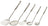 Cookinglife Spatelset ProLine RVS - Køkkenredskabssæt - 5-delt - Stegeske, spatel, spaghettiske, suppeske &amp; skumspatel
