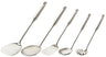 Cookinglife Spatelset ProLine RVS - Køkkenredskabssæt - 5-delt - Stegeske, spatel, spaghettiske, suppeske &amp; skumspatel