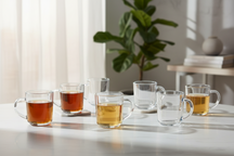 Cookinglife Theeglazen 220 ml Helder Glas - Set van 6 for Varme Drikke