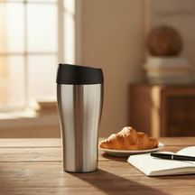 Cookinglife Thermosbeker RVS 350 ml - Drikkebæger To Go Lækfri Låg