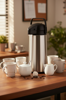 Cookinglife Thermoskan med Pomp - Pompkan - Isoleerkan - 1.8 Liter