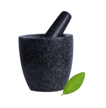 Cookinglife Vijzel Granit - Sort ø 13 cm