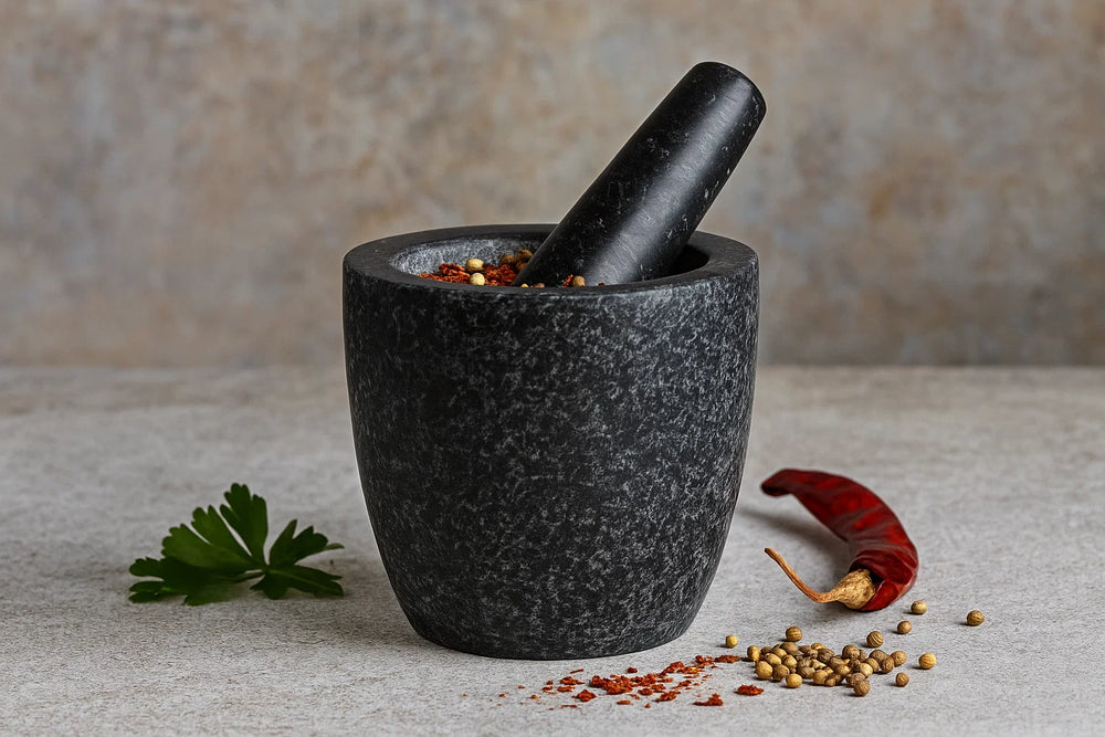 Cookinglife Vijzel Granit - Sort ø 13 cm