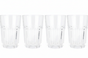 Cookinglife Vandglas 500 ml Glas - Stapelbare Drikkeglas Sæt af 4
