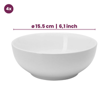 Cookinglife Serviesset Aardewerk Hvid 16-delt / 4 personer - 4 middagstallerkener, 4 morgenmadstallerkener, 4 skåle og 4 krus