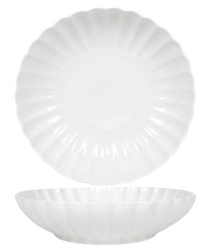 Cookinglife Dybe Tallerkener / Pastatallerkener Cardida Off White ø 20 cm - 6 Styk