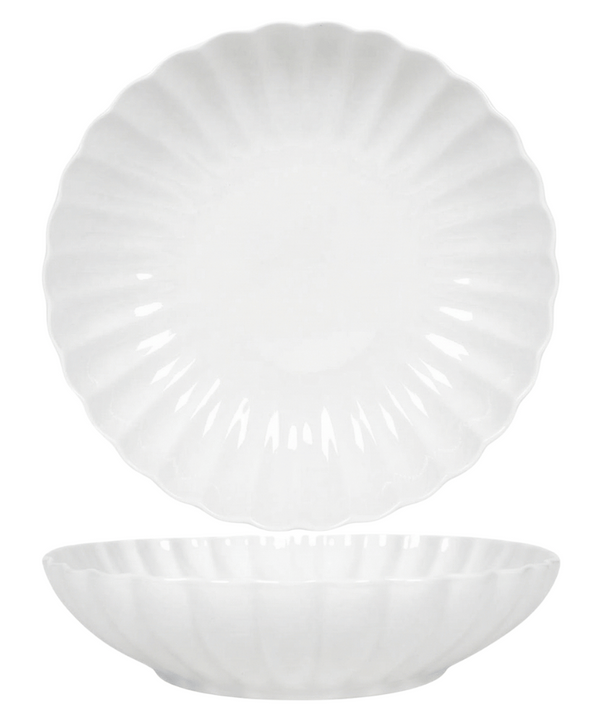 Cookinglife Dybe Tallerkener / Pastatallerkener Cardida Off White ø 20 cm - 6 Styk