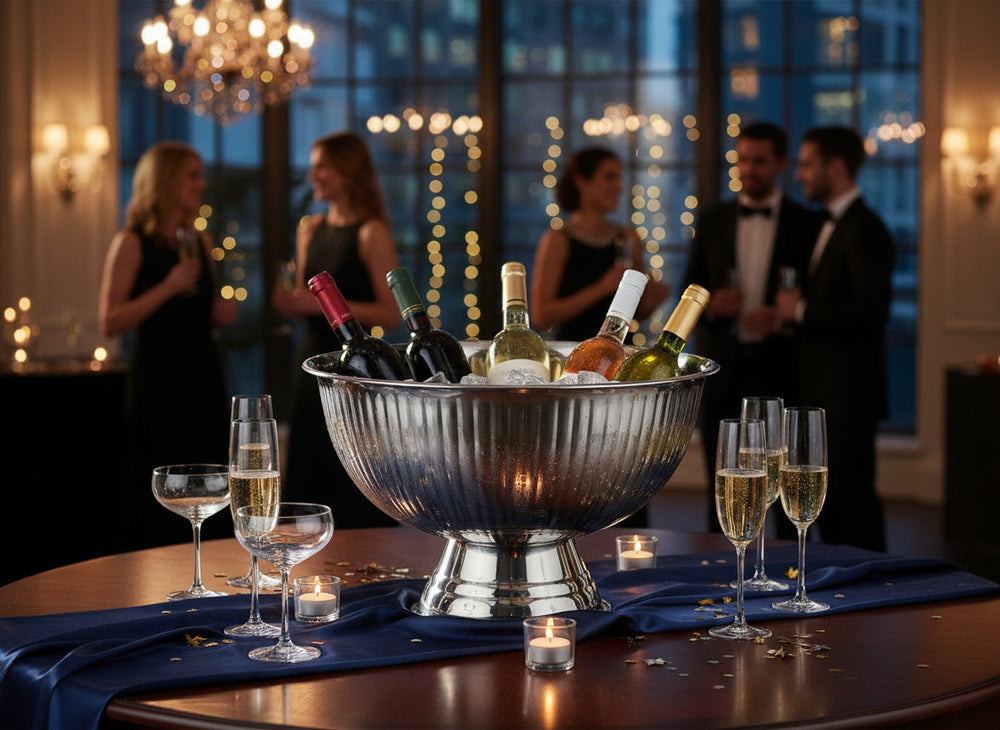 Cookinglife Champagneschaal - Champagne Emmer - RVS ø 39 cm