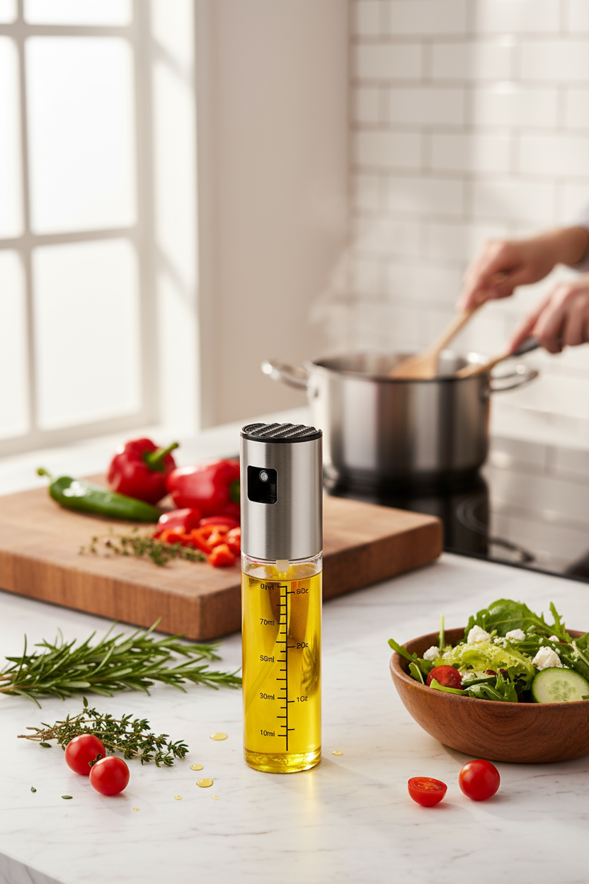 WMF Kogepande Mini lav - ø 14 cm / 900 ml - Inkluderer GRATIS Cookinglife Olieforstøver 100 ml - Egnet til alle varmekilder