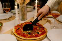 Cookinglife Køkkenredskabssæt Sort - 6-delt - Torenrasp, Knoflookpers, Blikåbner, Pizzaskærer, Osteskærer & Is-ske