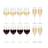 Cookinglife Wijnglazenset Solare 12-Delig - Røde wijnglas + Hvide wijnglas + Champagneglas