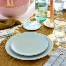 Costa Nova Dinerborden Arenito Aqua ø 28 cm - 6 styk