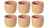 Costa Nova Koffiekopjes Arenito Mauve Rose 200 ml - 6 stuks